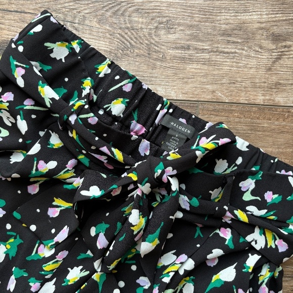 Halogen Floral Wide Leg Pants Women's Size S Petite - Picture 4 of 4